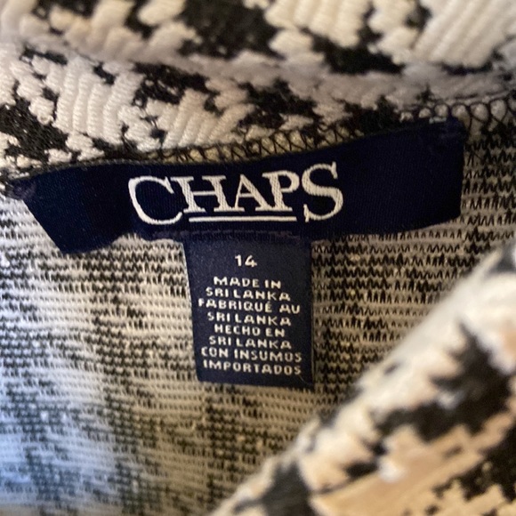 Vintage Chaps Houndstooth Dress - Picture 4 of 4